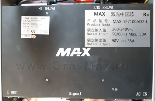 MAX-1P7100AD2-L Импульсный блок питания 3000Вт 90В 35А лазерного источника Maxphotonics ремонт лазера