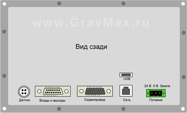 Bochu BCS100 Емкостный контроллер высоты Инструкция 9.3.1 Расположение разъемов