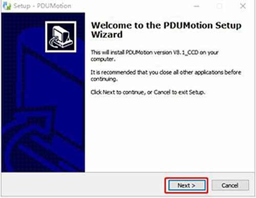 PDAuto Инструкция 2.1.1. Установка PDUMotionV8.1_CCD