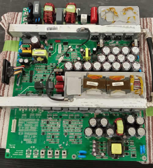 Raycus RFL-C1500H после протечки Ошибка ACDC Нет лазерной указки