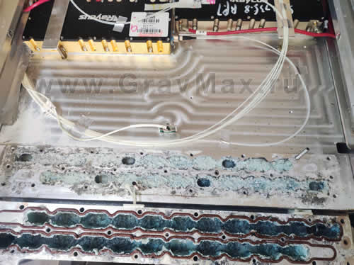 Ремонт лазерного источника Raycus RFL-C3000 Течет охлаждающая жидкость